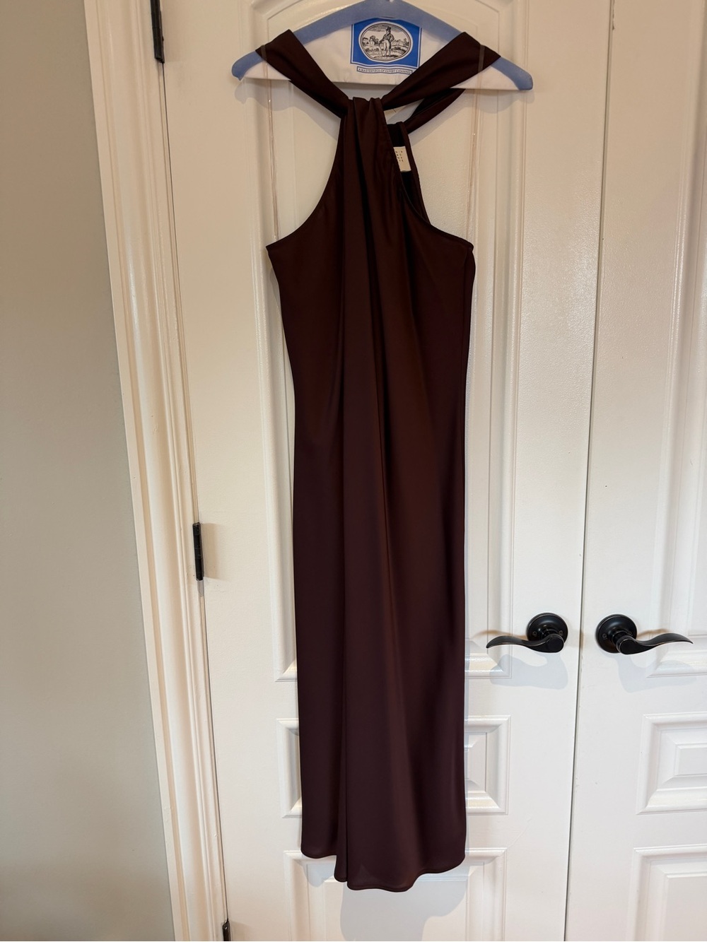 a new day Brown Halter Maxi Dress